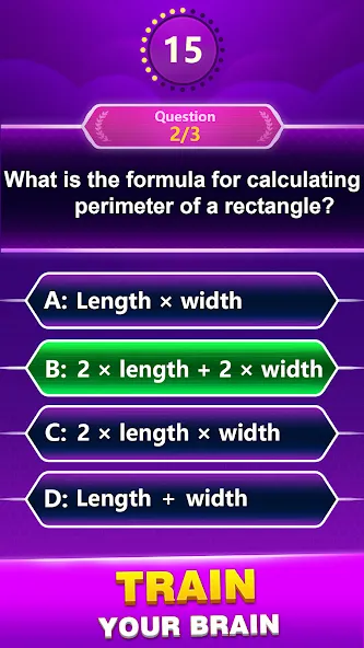 Math Trivia - Quiz Puzzle Game — скриншот 3