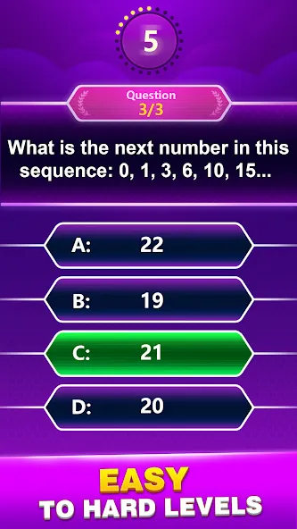 Math Trivia - Quiz Puzzle Game — скриншот 4