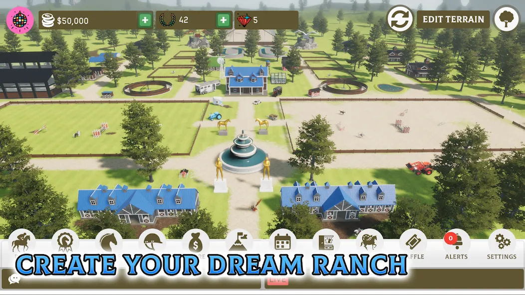 Horse Academy - Equestrian MMO — скриншот 1