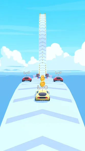 Merge Car Run - Evolution Race — скриншот 1