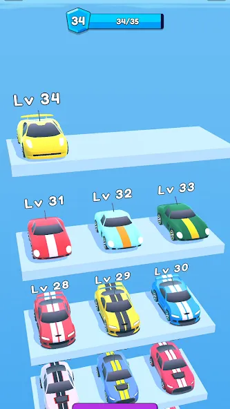 Merge Car Run - Evolution Race — скриншот 2