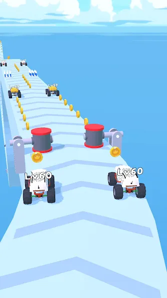 Merge Car Run - Evolution Race — скриншот 5