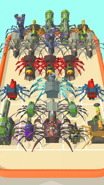 Merge Spider Train — скриншот 2 Merge Spider Train — скриншот 2