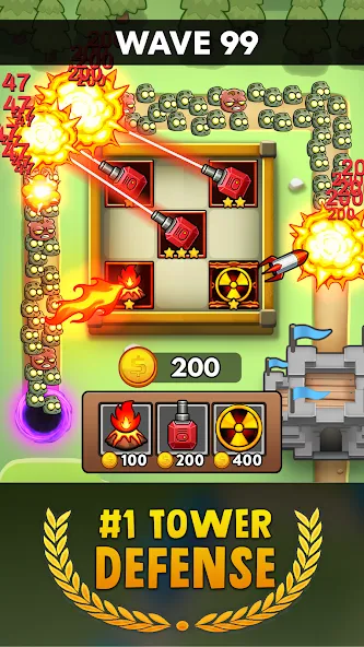 Merge Clash: Tower Defense TD — скриншот 2 Merge Clash: Tower Defense TD — скриншот 2