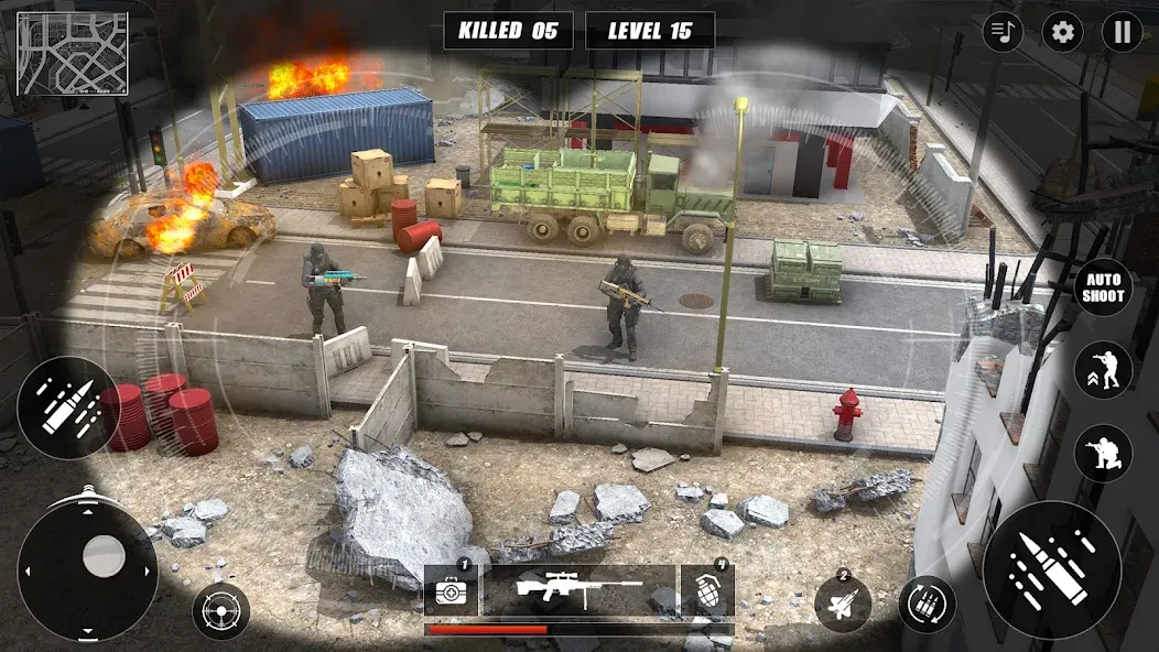 Code of Sniper 3D Gun Shooting — скриншот 1