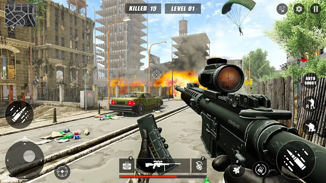 Code of Sniper 3D Gun Shooting — скриншот 2
