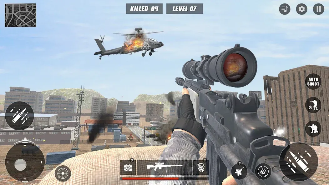 Code of Sniper 3D Gun Shooting — скриншот 3