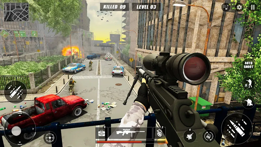 Code of Sniper 3D Gun Shooting — скриншот 4