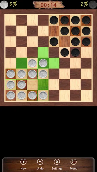 Ugolki - Checkers - Dama — скриншот 1
