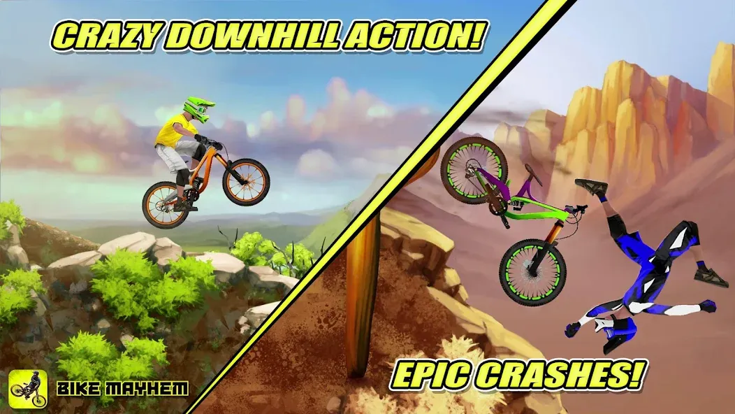 Bike Mayhem Free — скриншот 1