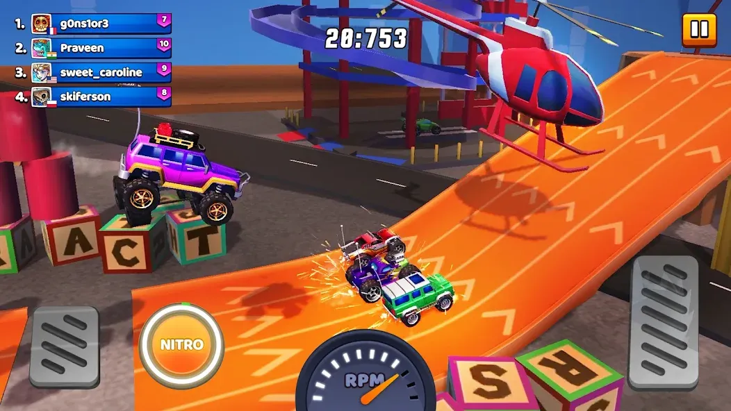 Nitro Jump - Car Racing — скриншот 3 Nitro Jump - Car Racing — скриншот 3