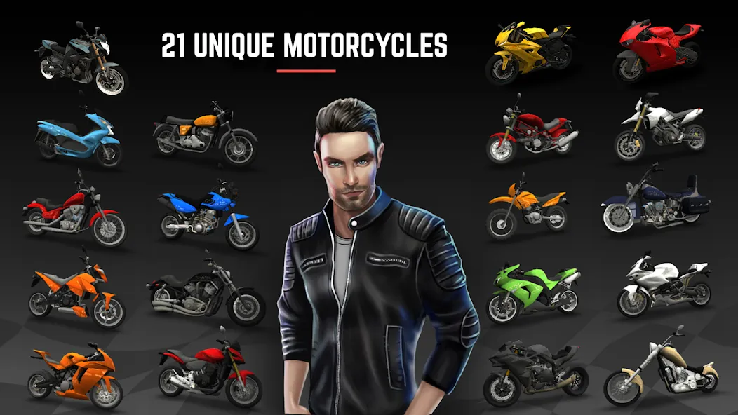 Racing Fever: Moto — скриншот 2