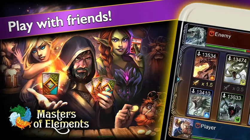 Masters of Elements-Online CCG — скриншот 4 Masters of Elements-Online CCG — скриншот 4