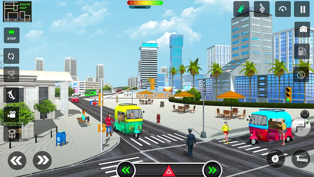 Tuk Tuk Auto Rickshaw Game 3d — скриншот 4