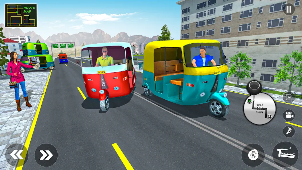 Tuk Tuk Auto Rickshaw Game 3d — скриншот 5