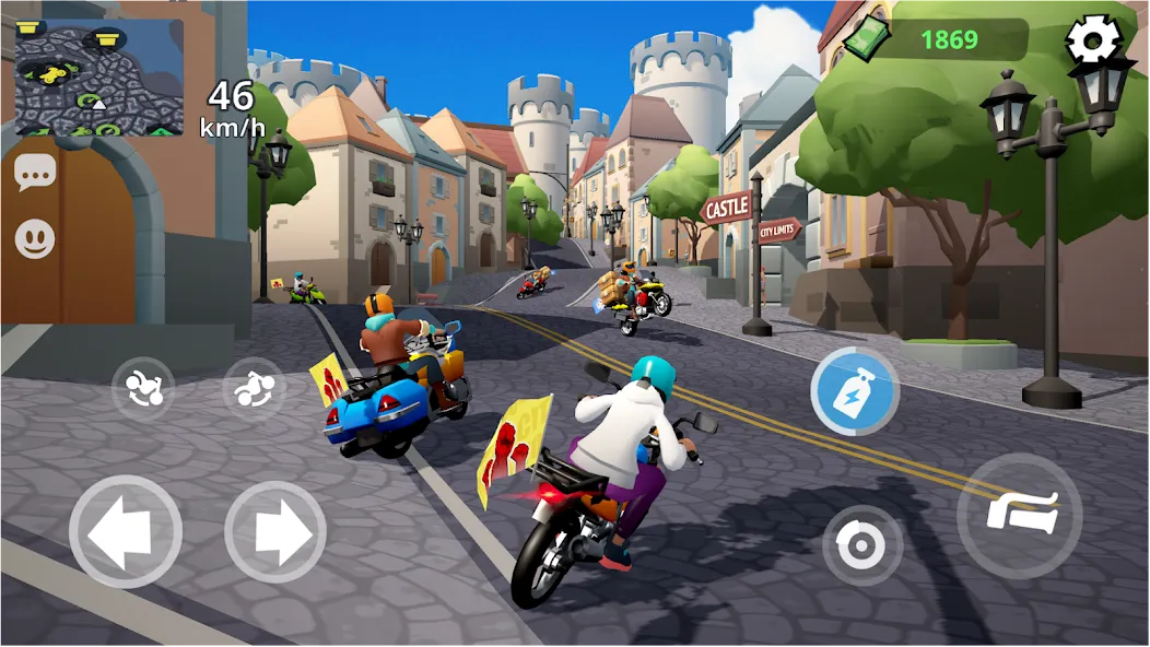 Moto City: Mad Bike Delivery — скриншот 1 Moto City: Mad Bike Delivery — скриншот 1