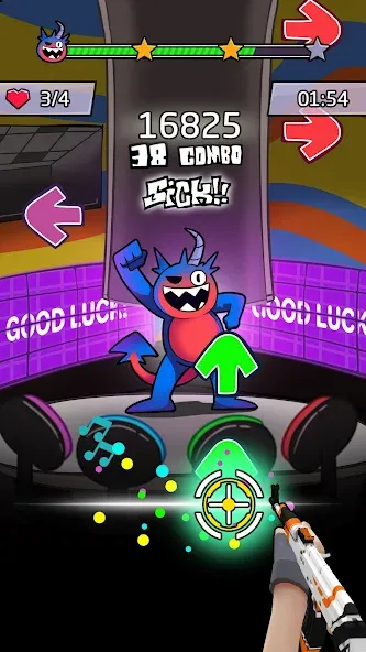 Beat Shooter Night: Rap Battle — скриншот 2