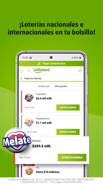 Lottoland: Lotería & Casino — скриншот 2