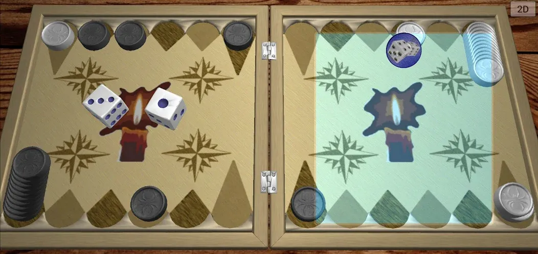 Backgammon 6 1 — скриншот 4 Backgammon 6 1 — скриншот 4