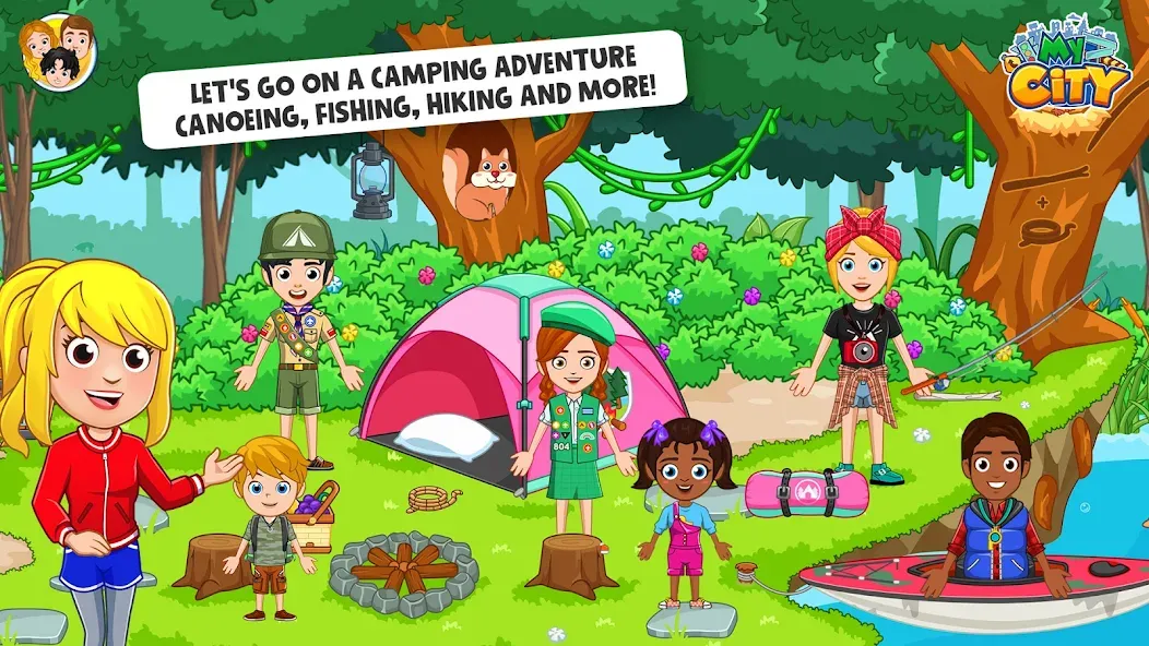 My City : Wildlife Camping — скриншот 1