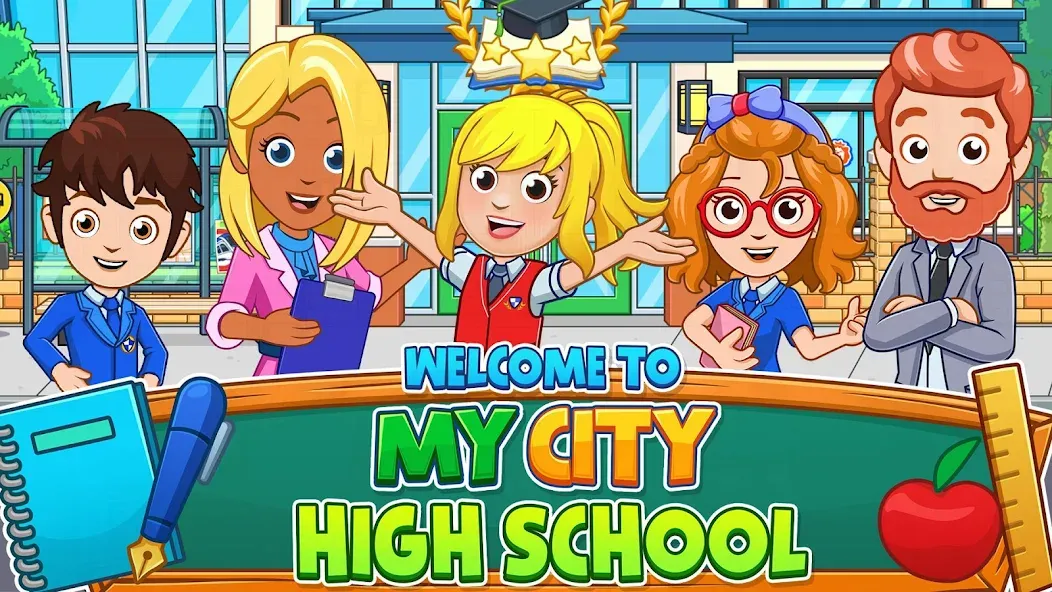 My City : High School — скриншот 1