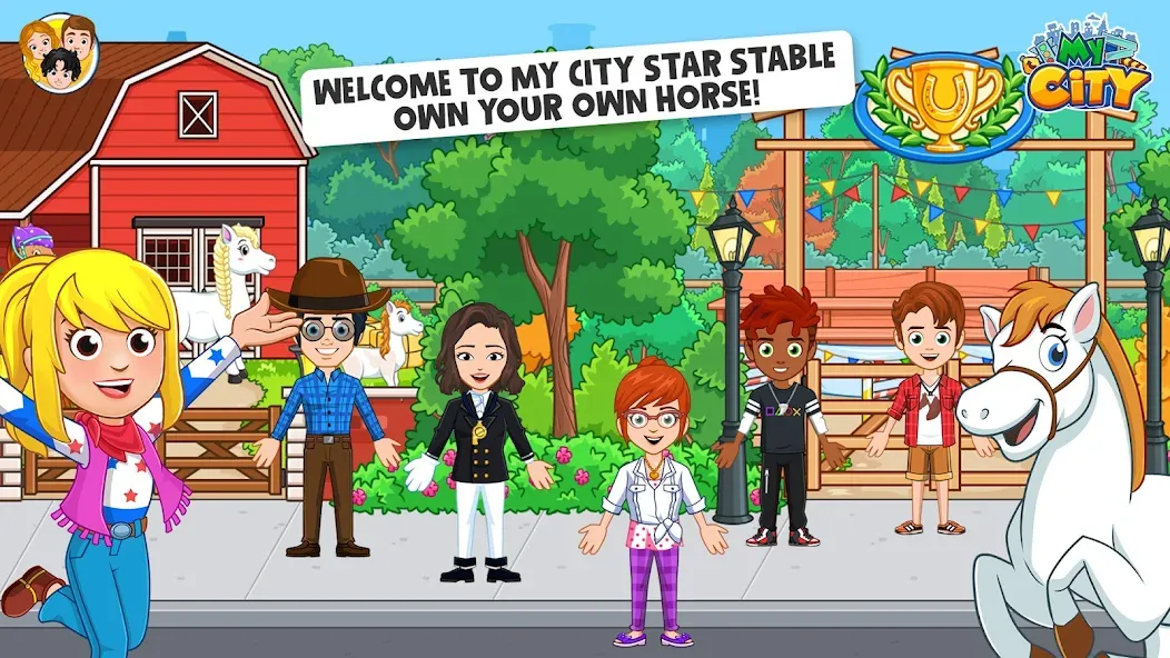 My City: Star Horse Stable — скриншот 1 My City: Star Horse Stable — скриншот 1