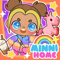 Minni Family Home - Play House MOD на Андроид — Все открыто