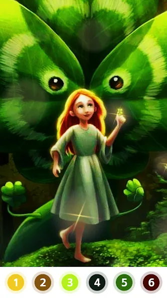 Myth & Fairy Color by Number — скриншот 4 Myth & Fairy Color by Number — скриншот 4