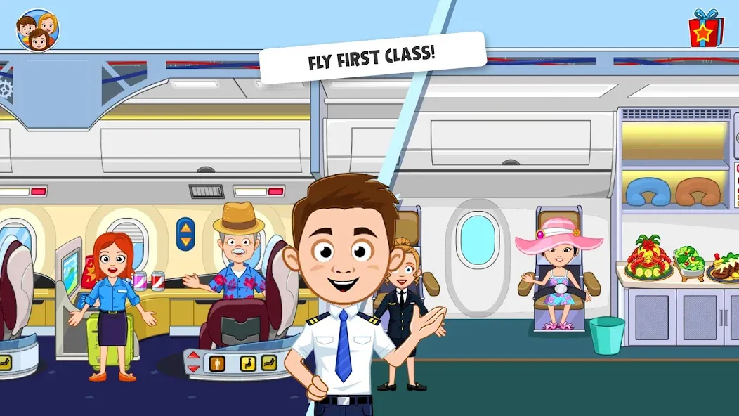My Town Airport games for kids — скриншот 2