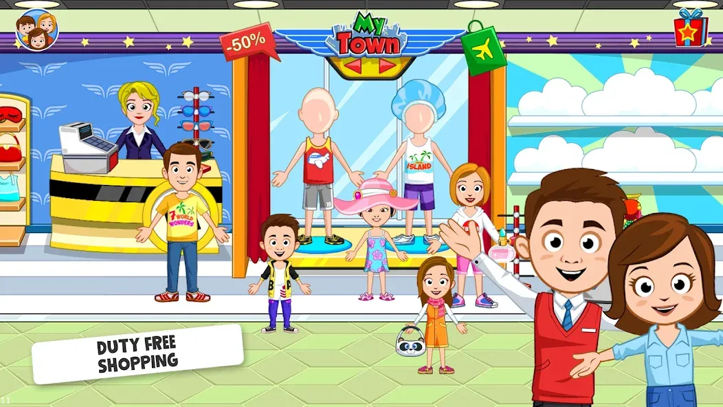My Town Airport games for kids — скриншот 4