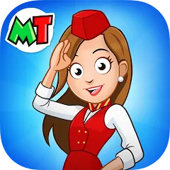Скачать My Town Airport games for kids на Андроид — Все открыто