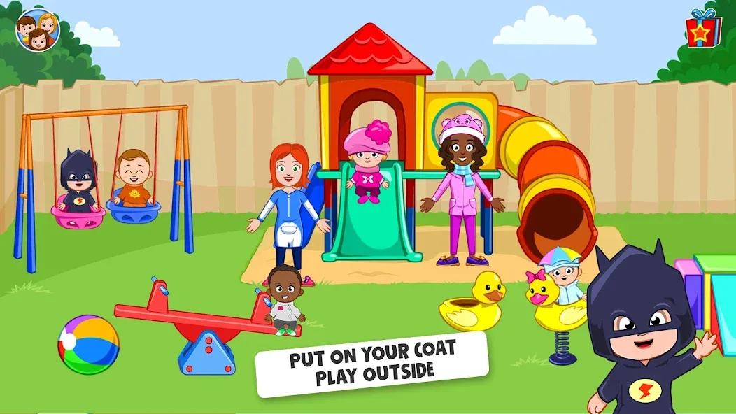 My Town : Daycare Game — скриншот 1