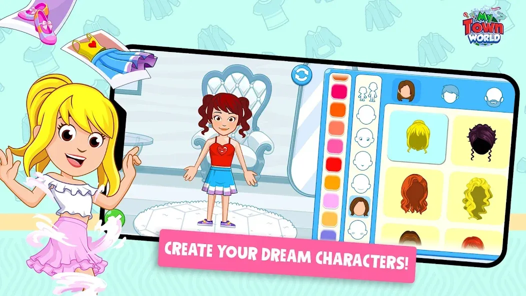 My Town World - Mega Doll City — скриншот 1