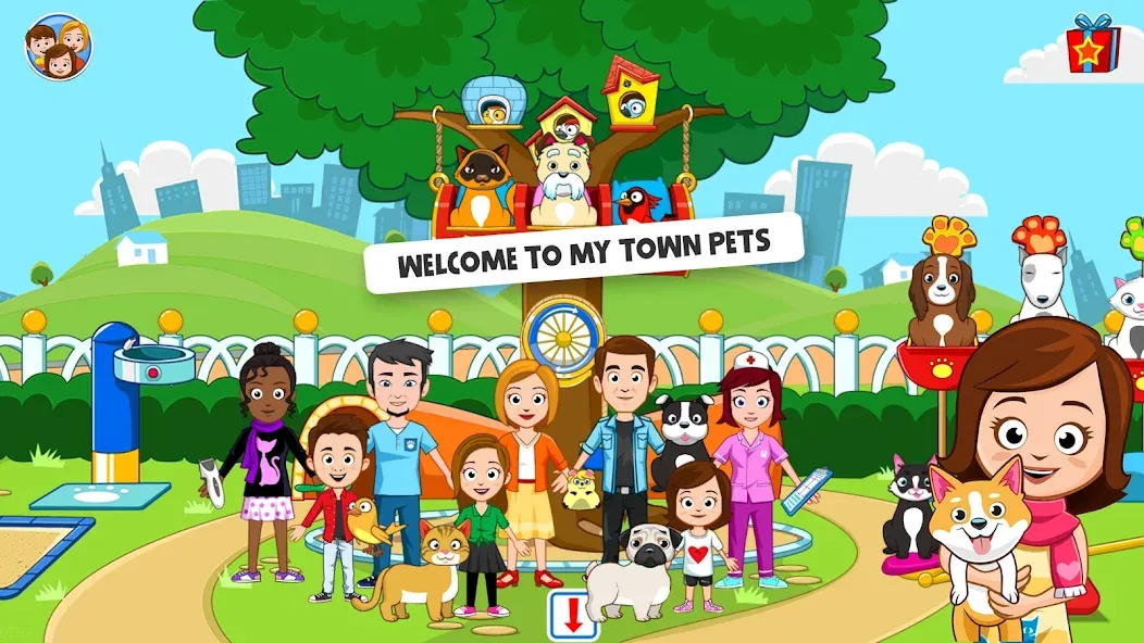 My Town: Pet games & Animals — скриншот 1