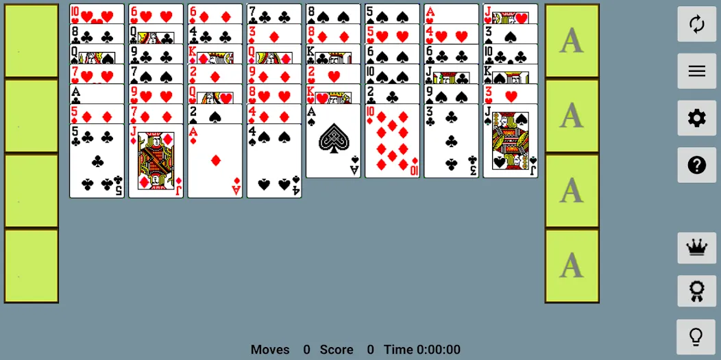 FreeCell with Leaderboards — скриншот 1