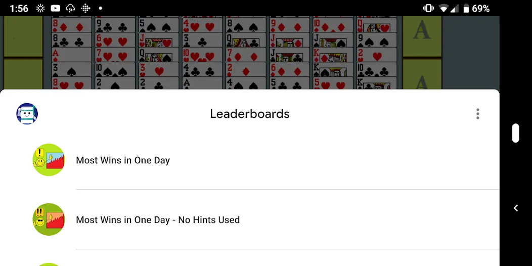FreeCell with Leaderboards — скриншот 3