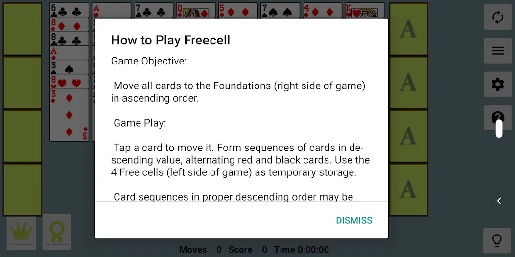 FreeCell with Leaderboards — скриншот 5