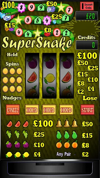 Super Snake Slot Machine — скриншот 1