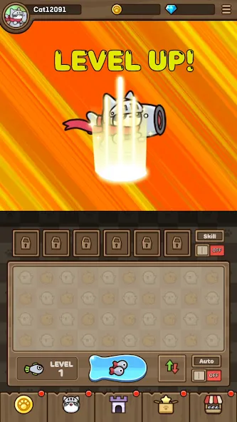 Cat Hero : Idle RPG — скриншот 2 Cat Hero : Idle RPG — скриншот 2