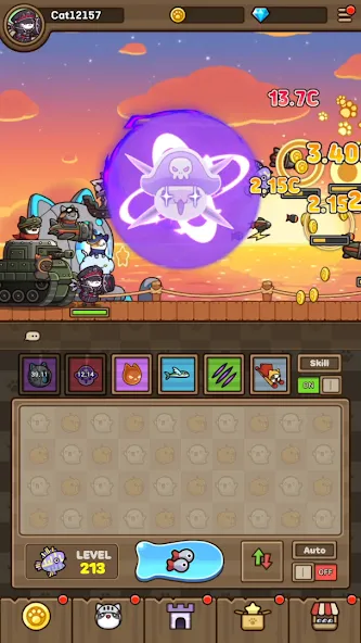 Cat Hero : Idle RPG — скриншот 3 Cat Hero : Idle RPG — скриншот 3