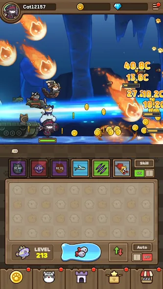 Cat Hero : Idle RPG — скриншот 4 Cat Hero : Idle RPG — скриншот 4