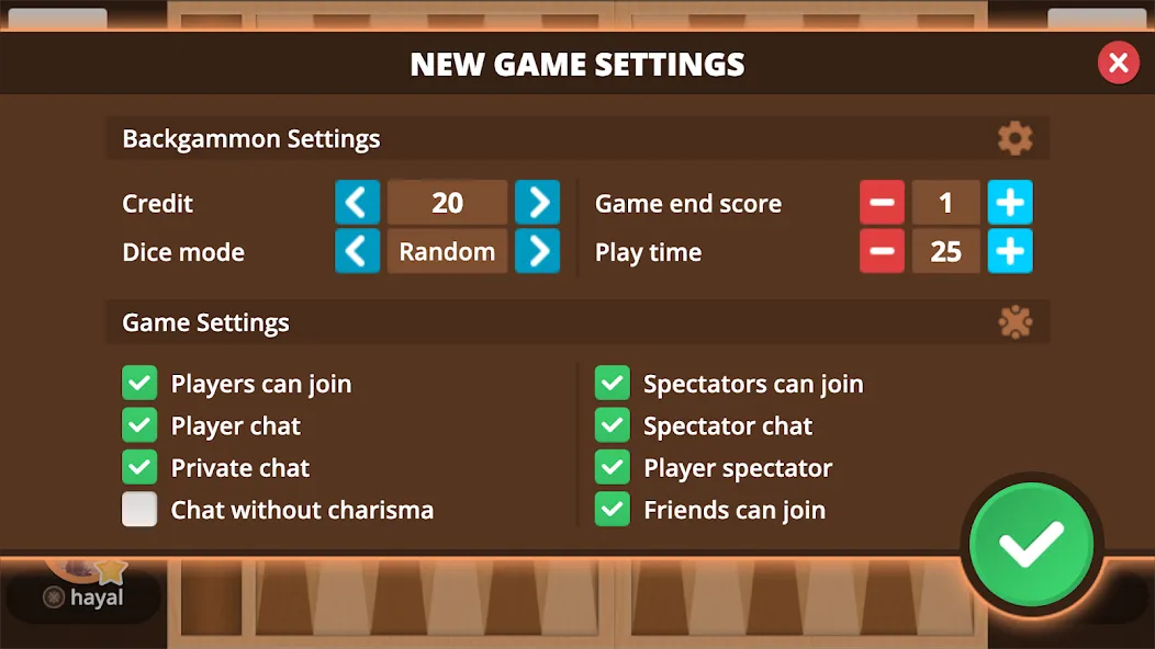 Backgammon Online — скриншот 3