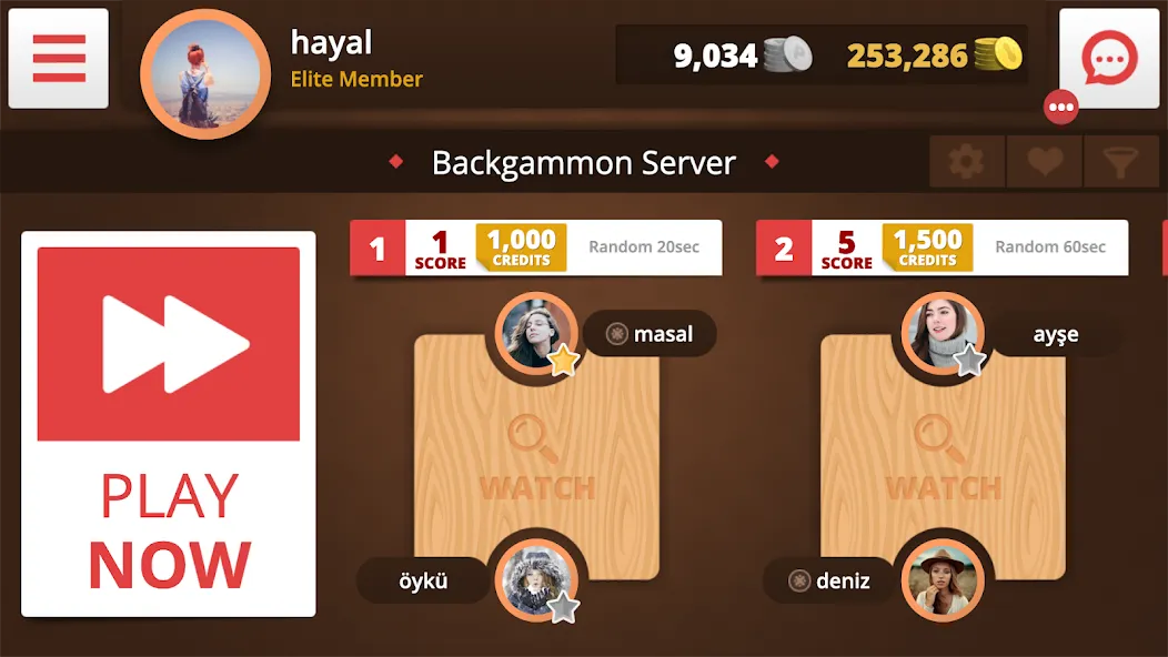 Backgammon Online — скриншот 4
