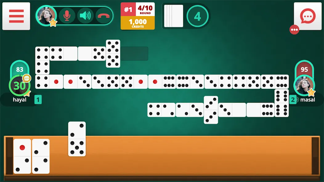 Dominoes Online — скриншот 1