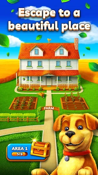 Joey's Farm - Tile Match — скриншот 3