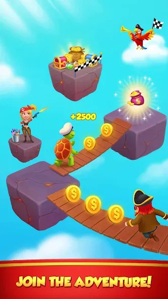 Coin Rush - Pirate GO! — скриншот 2 Coin Rush - Pirate GO! — скриншот 2