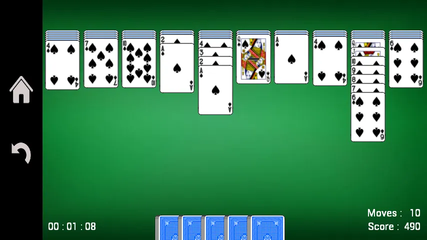 Spider Solitaire — скриншот 1