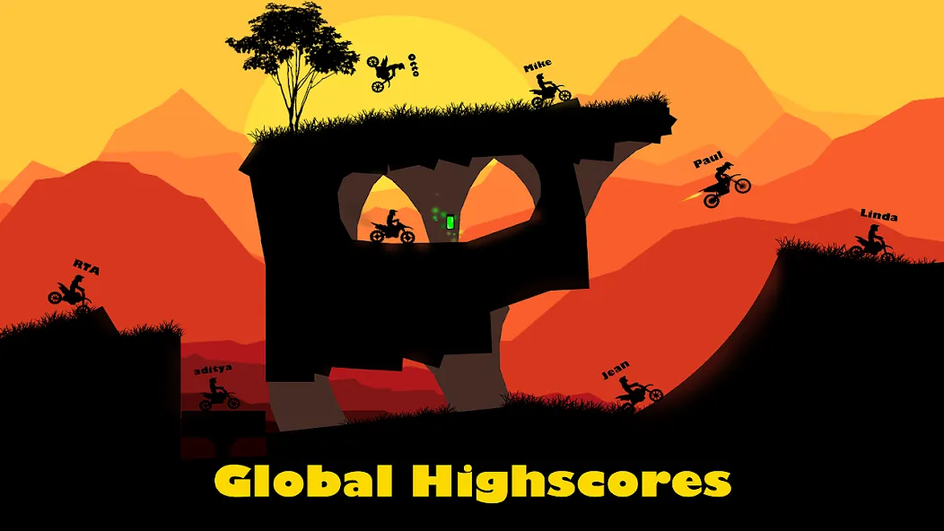 Sunset Bike Racer - Motocross — скриншот 2 Sunset Bike Racer - Motocross — скриншот 2