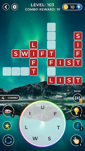WOW4:Word Connect Offline Word — скриншот 1 WOW4:Word Connect Offline Word — скриншот 1