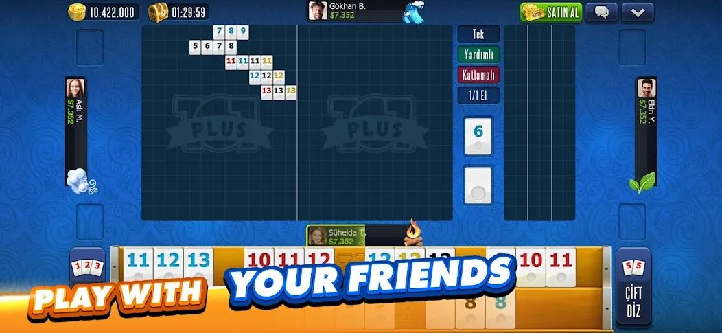 101 Okey Plus Rummy Board Game — скриншот 4